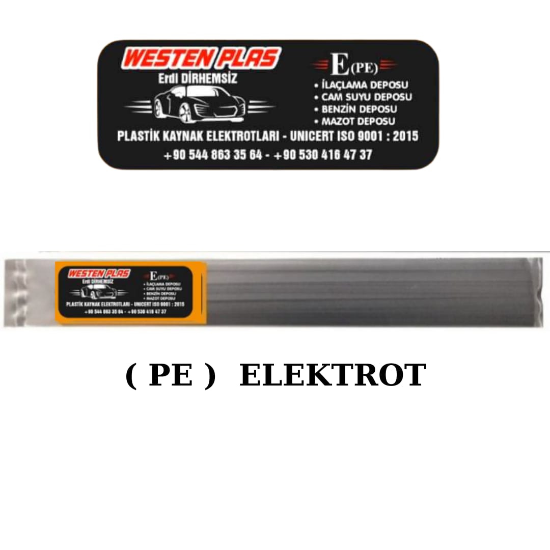 PE PLASTİK KAYNAK ELEKTROT