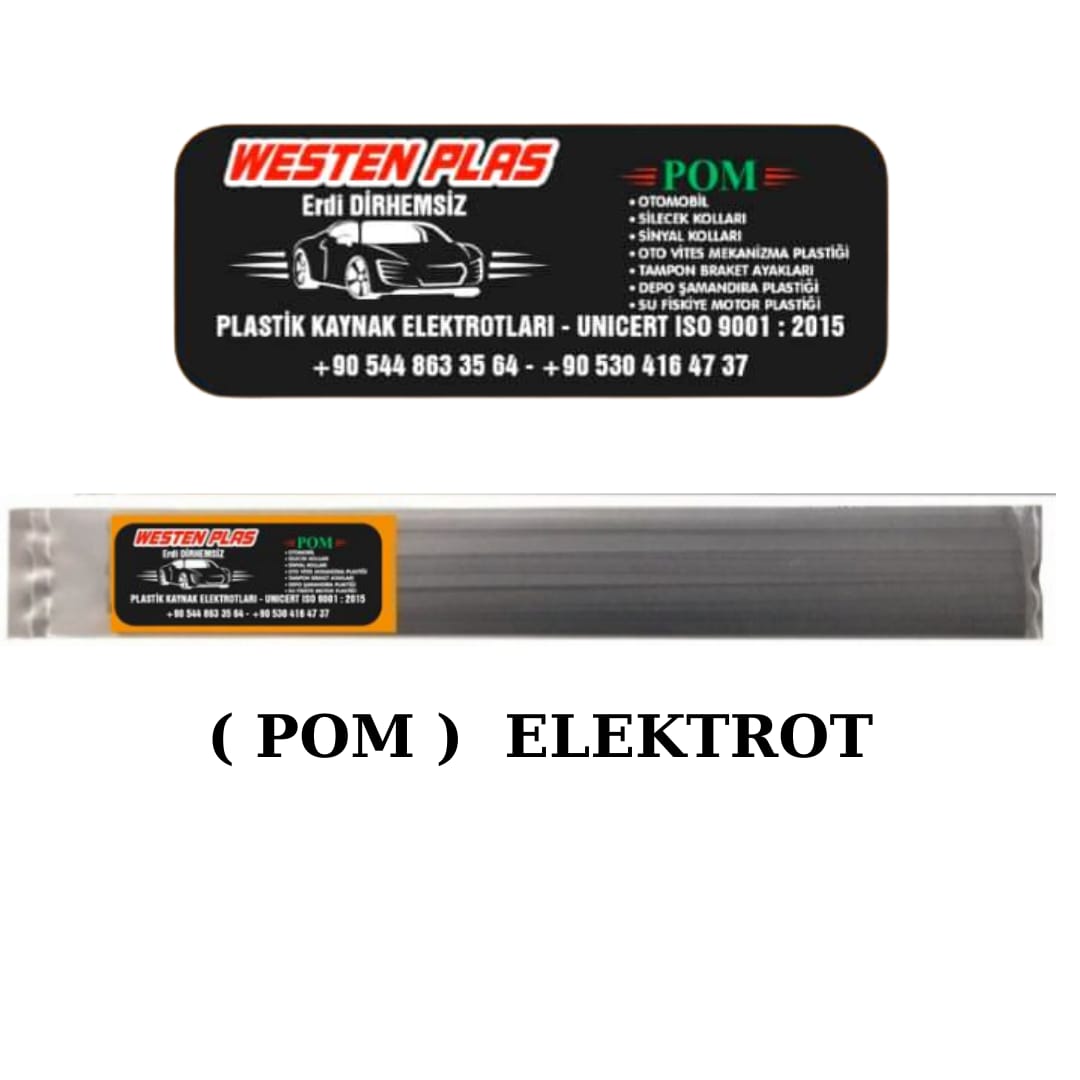 POM PLASTİK KAYNAK ELEKTROT